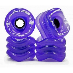 Sharkwheels DNA wheels 72 mm transparant purple