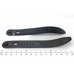 Nitro teen kabel strap connector S-curv zwart gesp zijde (set)