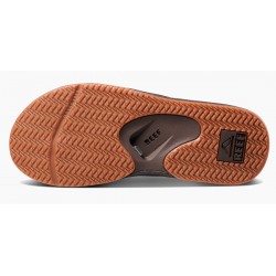 Reef Leather Fanning slippers brons