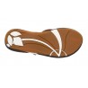 Reef Miss J-bay leather slipper tan white