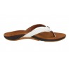 Reef Miss J-bay Damen Flipflops Leder tan weiß