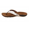 Reef Miss J-bay Damen Flipflops Leder tan weiß