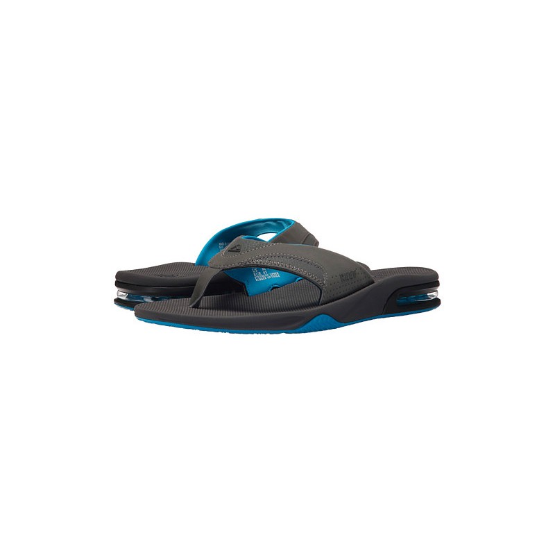 Reef Fanning slippers gunmetal blue