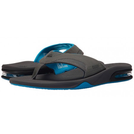 Reef Fanning slippers gunmetal blue