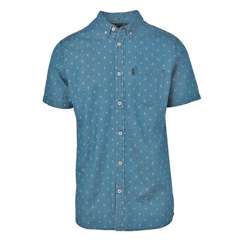 Rip Curl Bondi shirt korte mouw - grijsblauw