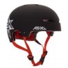 Rekd Elite icon skate helmet matte black-red
