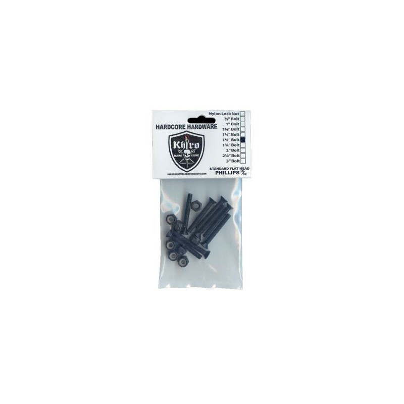 Khiro Standard Flathead screw set (8 pack)