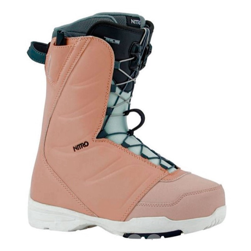 Nitro Flora TLS female snowboards boots pink