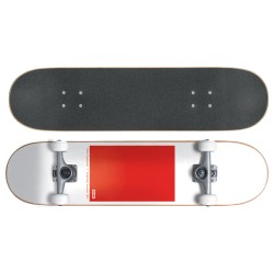 Globe G0 Block serif 8.0" skateboard rouge-blanc