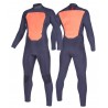 Mystic Star 5/3 mm GBS wetsuit backzip navy inside taping