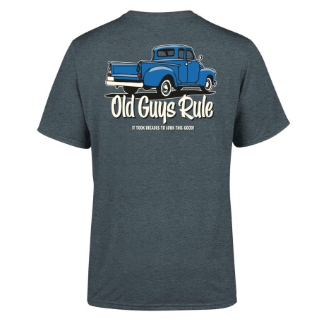 Old Guys Rule It took decades T-shirt heather grey