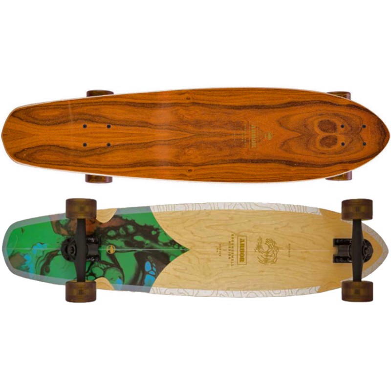 Arbor Groundswell Mission 35" cruiser compleet longboard