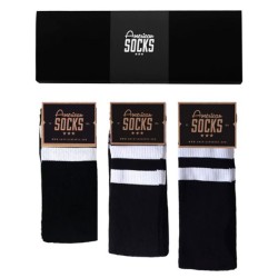 American socks All blacks calzini medio alti confezione regalo (confezione da 3)