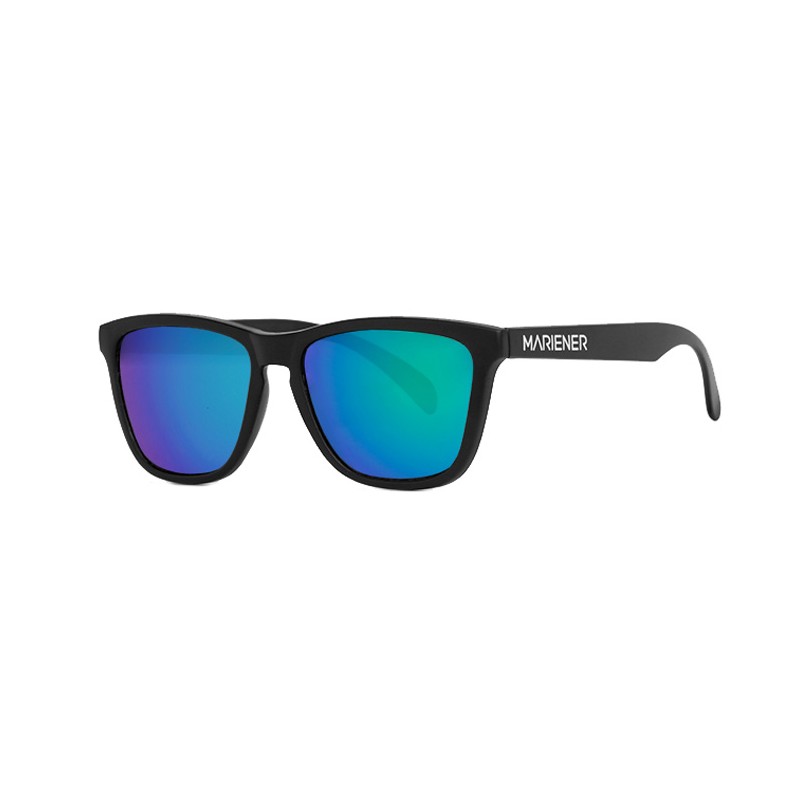 Mariener Melange zwart flexframe zonnebril (diverse lenskleuren