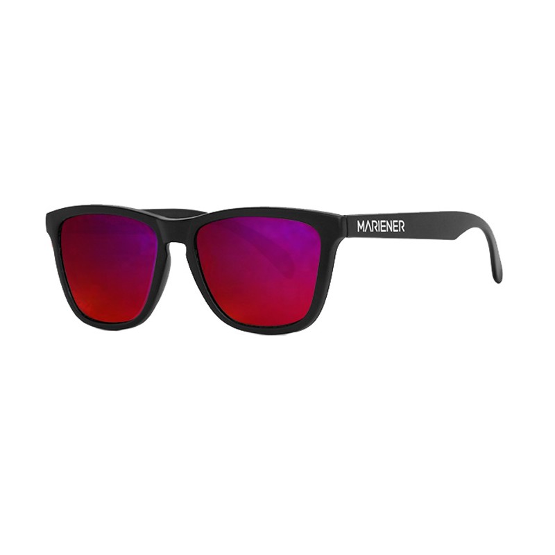 Mariener Melange schwarz flexibelen Sonnenbrille (verschiedene Linsenfarben)