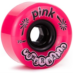 Abec11 Powerballs Longboard Rollen 72 mm pink