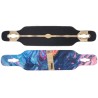 Switch Twin abstract 40" longboard deck only gripped