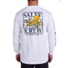 Salty Crew Ink slinger LS t-shirt white