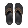 Reef Cushion Bounce Lux slippers bruin zwart