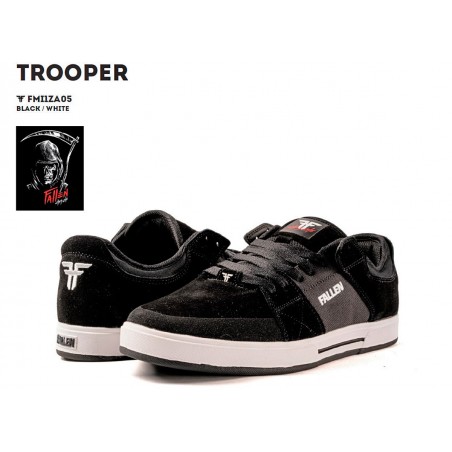 Fallen Trooper shoes black-white