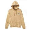 Brixton Parsons patch hoody sand