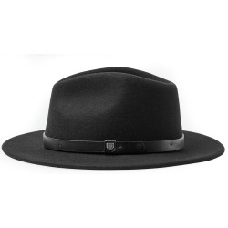Brixton Messer Fedora hoed zwart