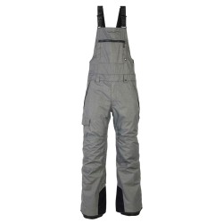 686 Hot lap insulated BIB pantalon de snowboard 15K gris chiné