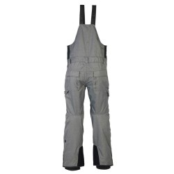 686 Hot lap insulated BIB pantalon de snowboard 15K gris chiné