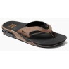 Reef Fanning Flip-Flops schwarz - hellbraun