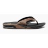 Reef Fanning Flip-Flops schwarz - hellbraun