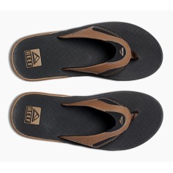 Reef Fanning Flip-Flops schwarz - hellbraun