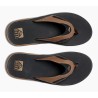 Reef Fanning Flip-Flops schwarz - hellbraun