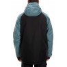 686 Geo insulated snowboard jacket 10K goblin blue rear
