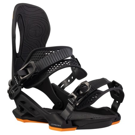 Arbor Cypress Fixations snowboard noir-orange 2025 Arbor Cypress Fixations snowboard noir-orange 2025