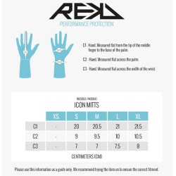 REKD Icon Under Cuff Snow Mitts