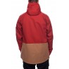686 Smarty Form 3-in-1 snowboard jacket rusty red 20K rear