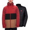 686 Smarty Form 3-in-1 snowboard jacket rusty red 20K