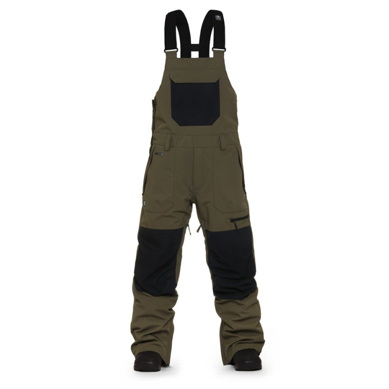 Horsefeathers Transfer BIB Snowboardhose olive night 15K