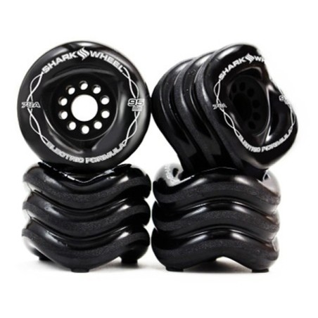 Sharkwheels Magalodon wielen 95 mm 78a zwart
