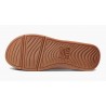 Reef LTHR Ortho coast slippers black-brown sole