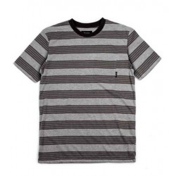 Brixton Hilt Pocket Knit T-shirt heather grey