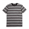 Brixton Hilt Pocket Knit T-shirt grijs gespikkeld