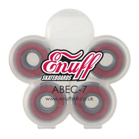 Enuff Abec 7 skate / longboard bearings  (8 pack)